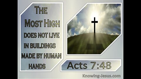 Revelations with Watchman44 "The MOST HIGH Does Not Dwell in Temples Made with Hands" 1/14/26