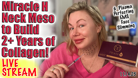 Miracle H To Build 2 Years of Collagen in the Neck! AceCosm.com code Jessica10 Saves you Money