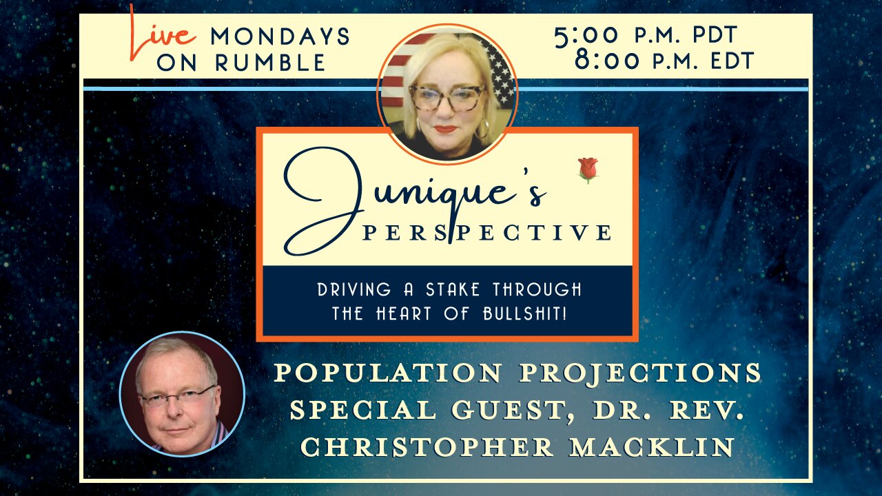 Population Projections with Special Guest Dr. Rev. Christopher Macklin, 4-28-25