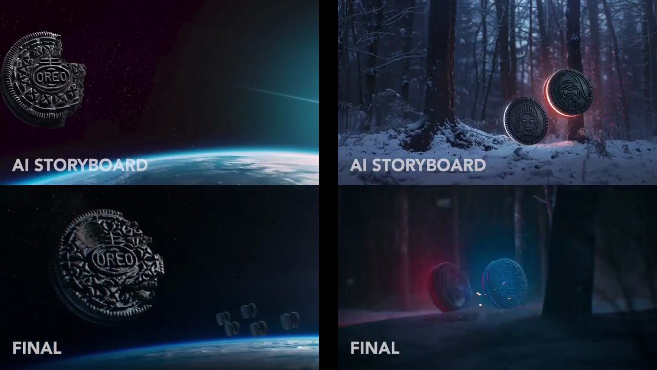 Oreo Star Wars Advert Used AI storyboards