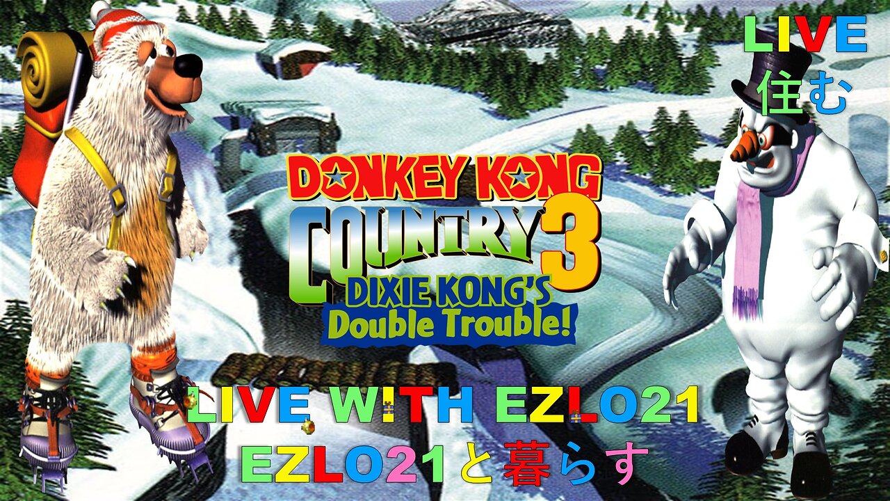 "From Country to Bananza: My Donkey Kong Journey continues with DKC3!" | Live with EZLO21