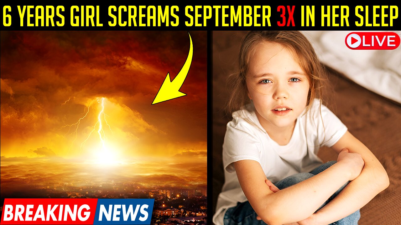 ⚠️ September Prophecy Warning Child’s Dream of Rapture, Judgment & Coming Destruction End Times Vis