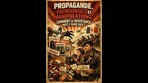 Propagande, mensonges et manipulations, comment la Résistance peut y faire face?