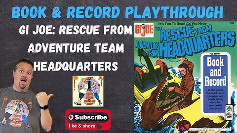 Playthrough of GI Joe: The Rescue from Adventure Team Headquarters 1973 Peter Pan Records
