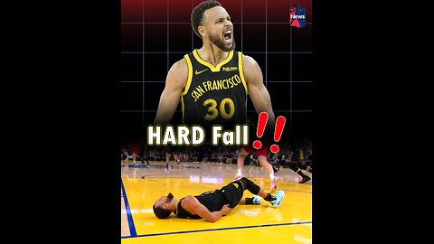 Steph Curry Suffers Injury After a HARD Fall! 😳🏀 #NBA #StephCurry #Injury #GoldenStateWarriors