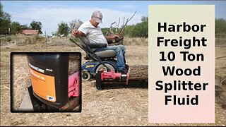 Harbor Freight 10 Ton Log Splitter Fluid