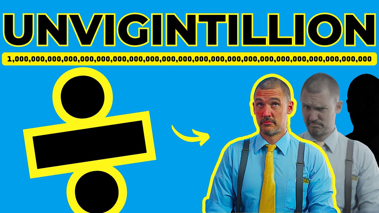 1-Step Division Word Problems… with the Unvigintillion?!? - 3rd & 4th Grade Math