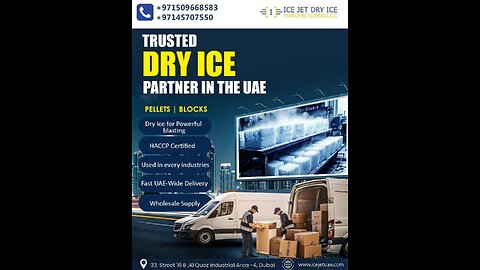 Reliable Dry Ice Supplier in UAE – Custom Sizes, Bulk Deals & 50% Off!