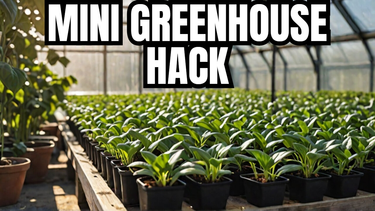 Building a Mini Greenhouse INSIDE My Greenhouse for Perfect Seedlings?