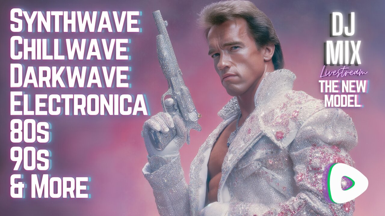 Friday Night Synthwave 80s 90s Electronica and more DJ MIX Livestream THE NEW MODEL - Variety Edition