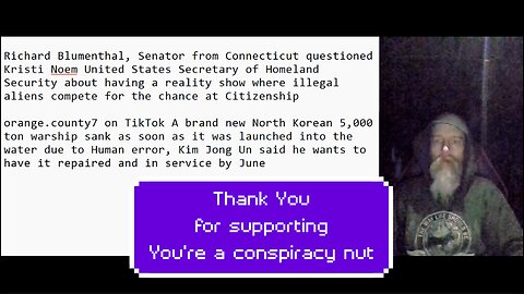 Kristi Noem answers questions about illegal alien reality show, 5,000 ton North Korean warship sinks