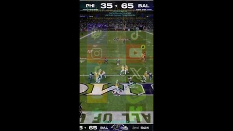Safety BAL 67 vs PHI 35 #AllMadden #Madden25 #NFLmadden #madden