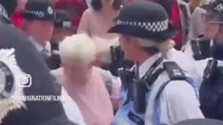 BRITISH POLICE HAVE JUST ARRESTED A 90 YEAR OLD GRANDMOTHER FOR ISRAEL 90 YEARS OLD!