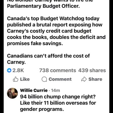 No wonder Carney wants to fire the Parliamentary Budget Officer.