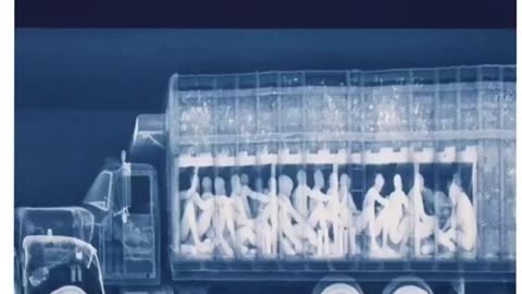 Human Trafficking X-Ray taken by U.S. Mexican Border Patrol