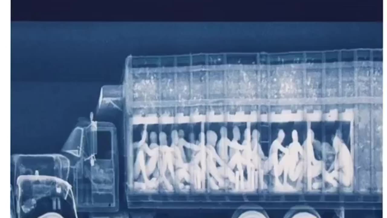 Human Trafficking X-Ray taken by U.S. Mexican Border Patrol