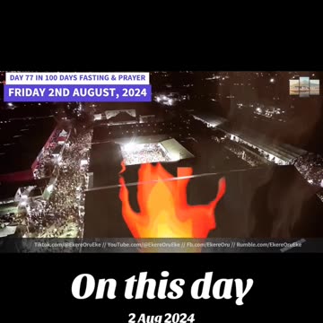 This day 100 days in Zion Prayer Movement Outreach