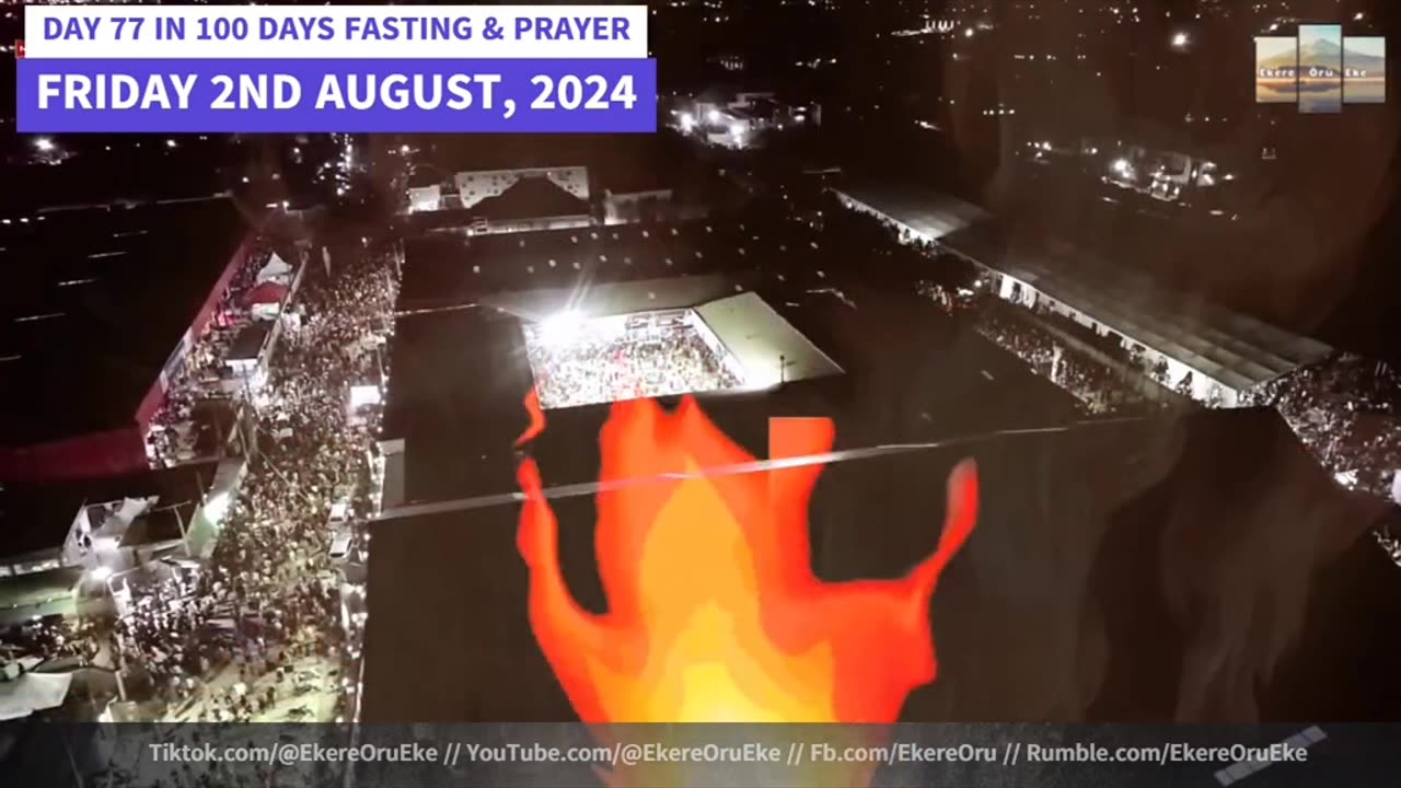 This day 100 days in Zion Prayer Movement Outreach
