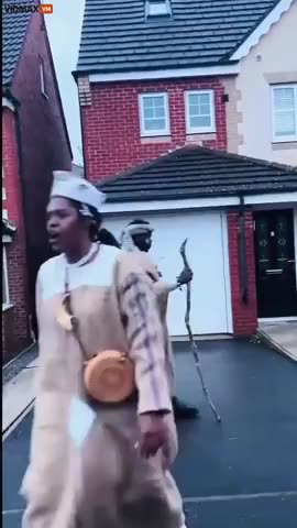 the savage niggers have arrived in the UK casting spells on whites