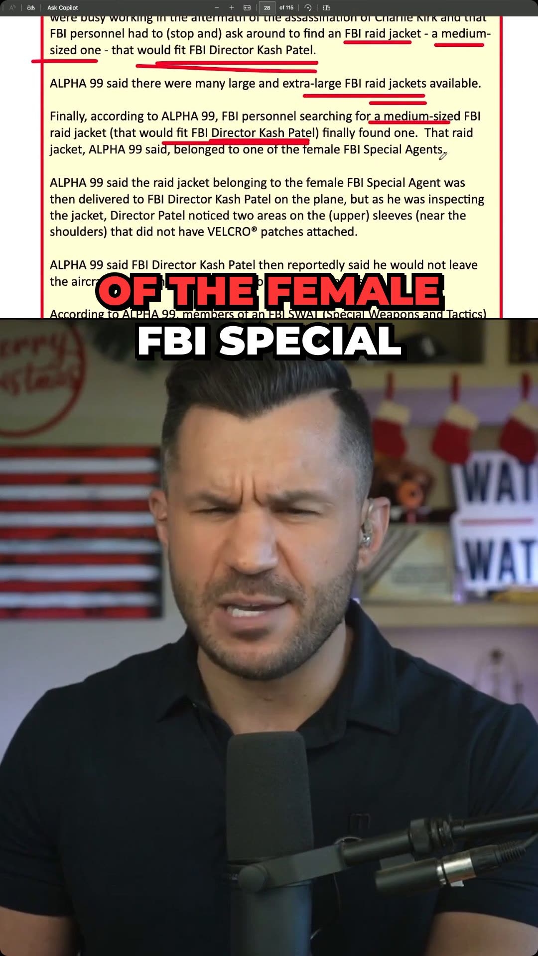 Kash Patel DELAYS RAID Over a “Girls’ Jacket”