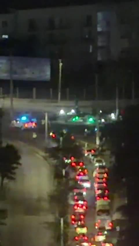 Petro paralizó tráfico vehicular en Cartagena