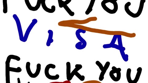 F＊＊＊ YOU VISA ⧸ F＊＊＊ MASTERCARD