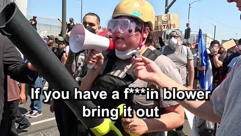 LA Riot Peaceful Protester The US belongs to Mexico “This is our city and this was Mexico”
