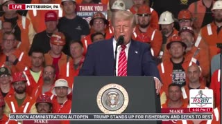 🚨#BREAKING: President Donald Trump has just announced to United States steelworkers