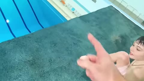 Can Mark jump off 10 meters diving board? #swimming #swimmingpool #diving #waterpark