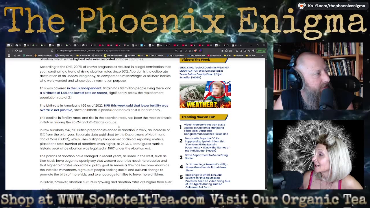 TPE Live - 7-11-25 - Trump is BLOWING it - News & Fresh Hell