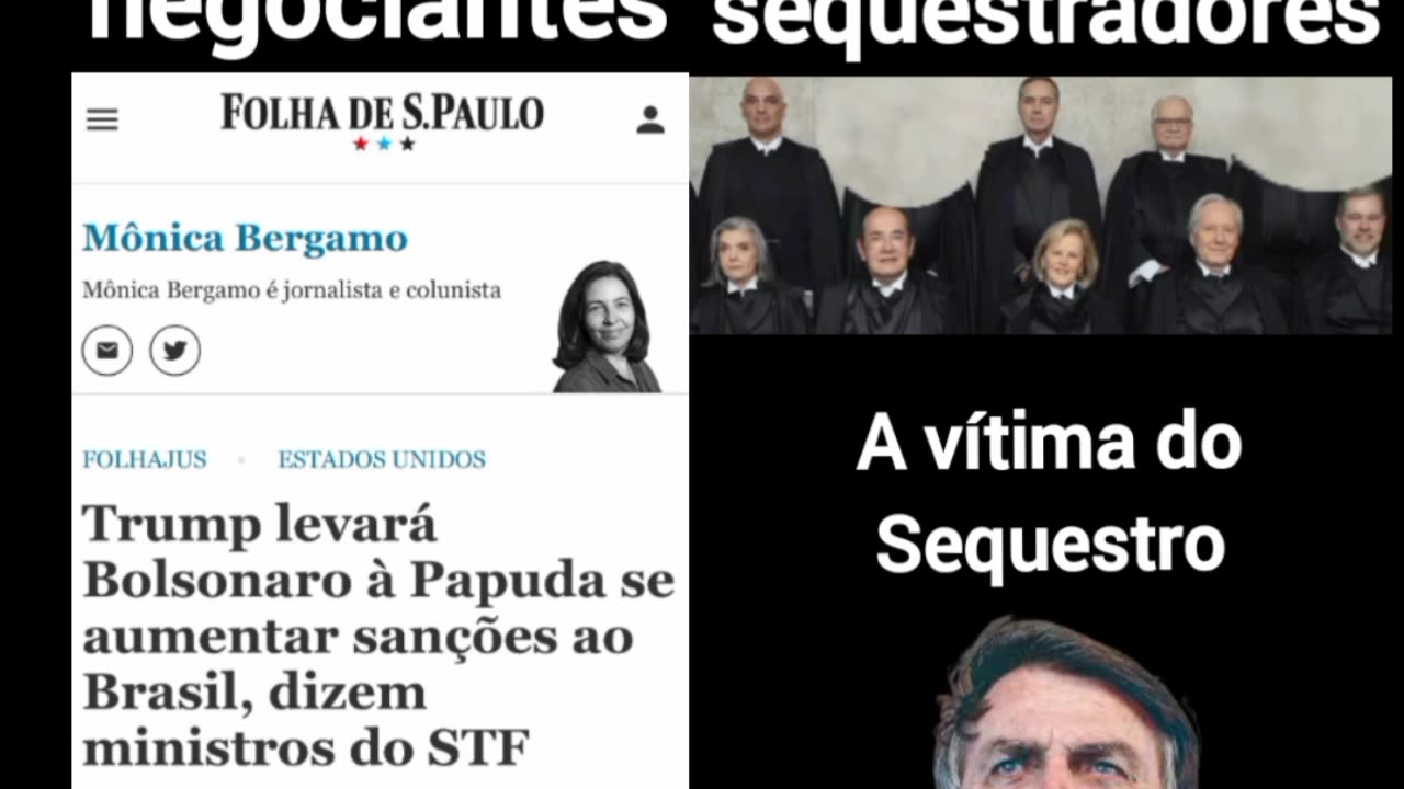 O SEQUESTRO: OS NEGOCIANTES, OS SEQUESTRADORES E A VÍTIMA DO SEQUESTRO.