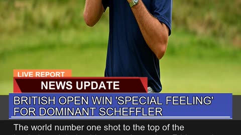 British Open Win Special Feeling for Dominant Sc