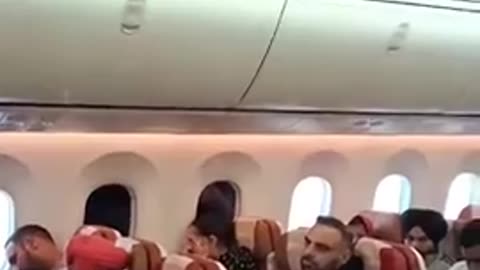 Air India flight leaking water mid-flight