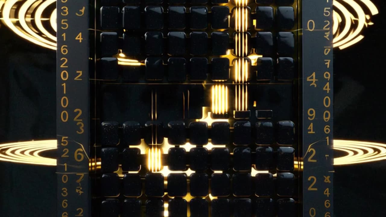 Matrix Portal — Board of Numbers and Light