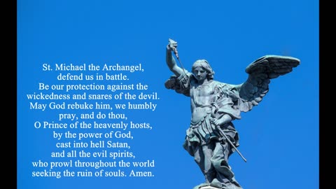 Prayer to St Michael the Archangel