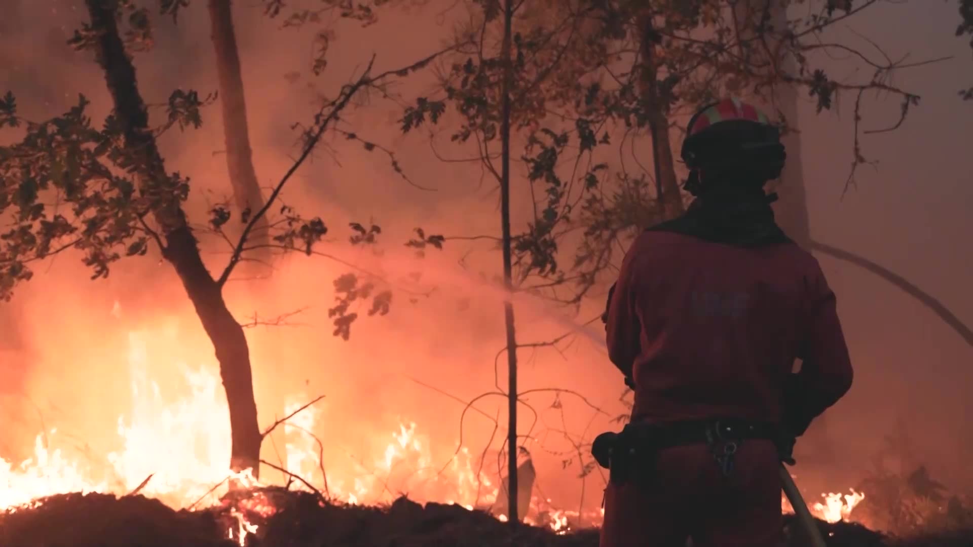 Military firefighters battle overnight blazes across Spain
