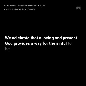 Christmas Letter from Canada