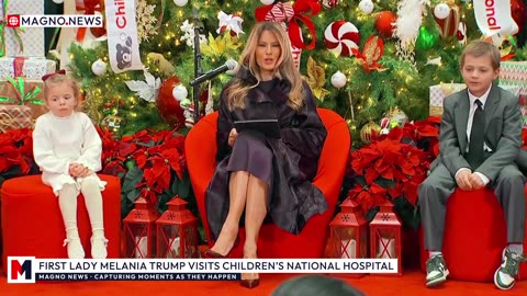 🇺🇸 First Lady Melania Trump Visits Children’s National Hospital and Reads to Young Patients