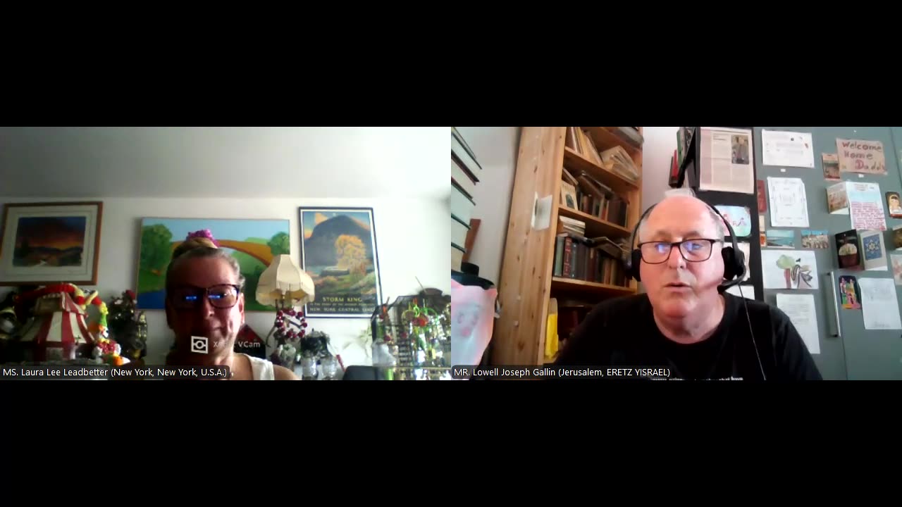 R&B Monthly Seminar: Laura and Lowell Show R&B Drama Therapy (Episode #10 -- Thursday, July 31, 2025). Co-Hosts: MS. Laura Lee Leadbetter (New York, U.S.A.). MR. Lowell Joseph Gallin (ERETZ YISRAEL/Land Of Israel)