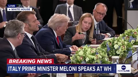 Trump, Zelenskyy meet with European leaders at White House | sunmax966