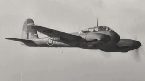 Captured Messerschmitt Me 410 A-3 in RAF colors with No. 1426 Flight