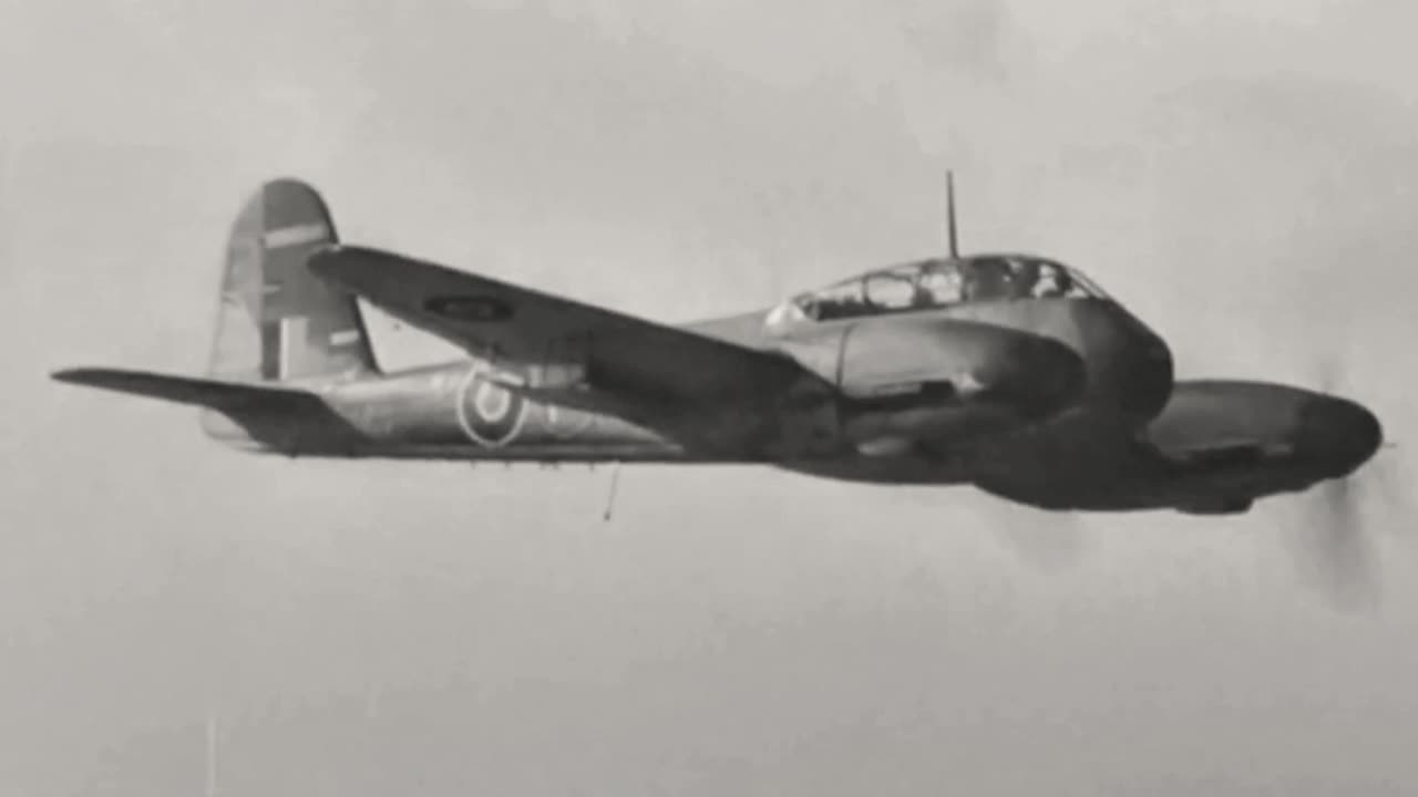 Captured Messerschmitt Me 410 A-3 in RAF colors with No. 1426 Flight