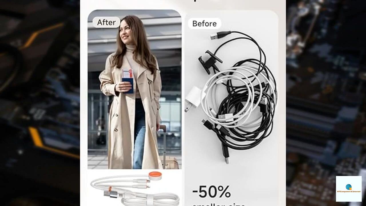 LERTOSEN for Apple Watch Charger,3 in 2 Multi Charging Cable for iPhone Charger/Type C/Lig