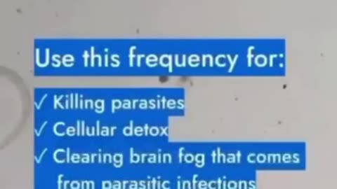 1150Hz Rife Frequency sound can kill PARASITES