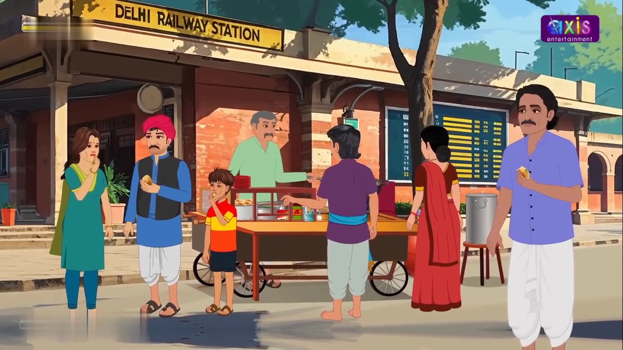 Hunger Of Poor | Poor Kachori Seller | Learn English | English Stories