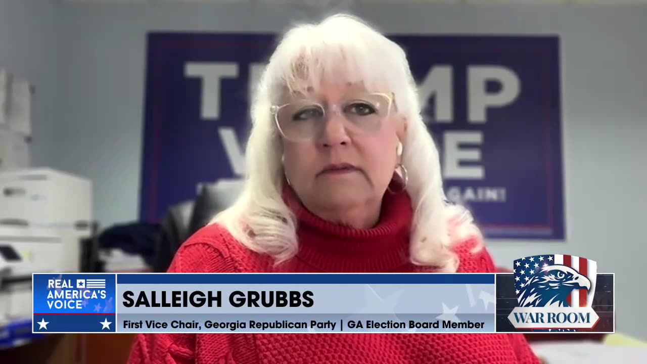 SALLEIGH GRUBBS: The Fulton County Ballot Fraud Is A Nonpartisan Issue; This Is About The Citizens' Vote! Every Legal Vote Should Count, And Illegal Votes Should Not. It's Very Simple