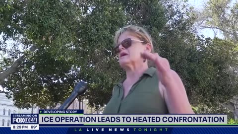 Man accused of throwing water bottle at ICE agents faces up to 8 years in prison