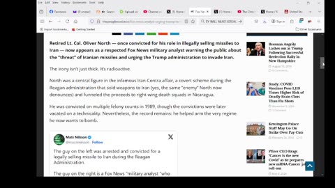 Fox News Analyst Urging Trump to Invade Iran Over WMDs Was Convicted for Illegally