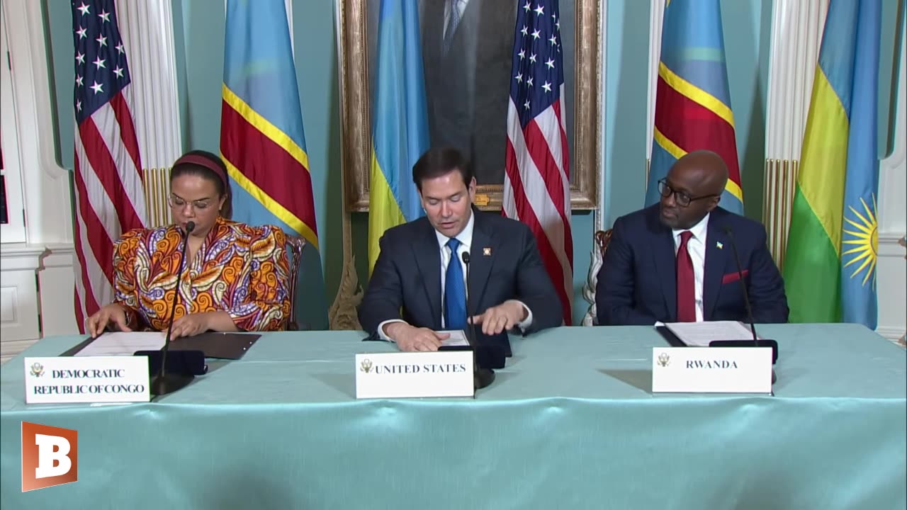 LIVE: Sec. of State Marco Rubio Hosts "Declaration of Principles" Signing Ceremony...