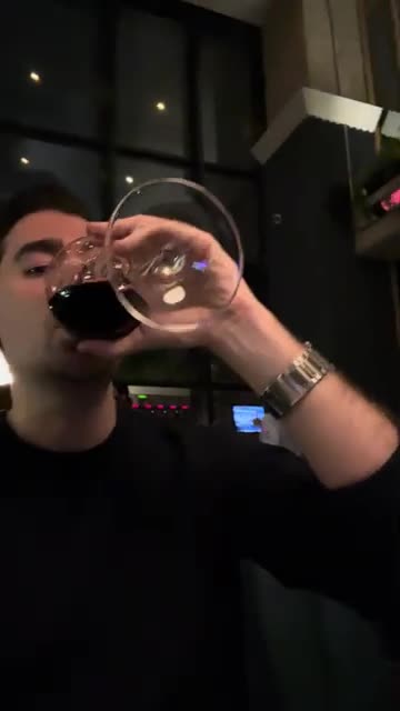 Enjoying Some Good Wine In Bogota